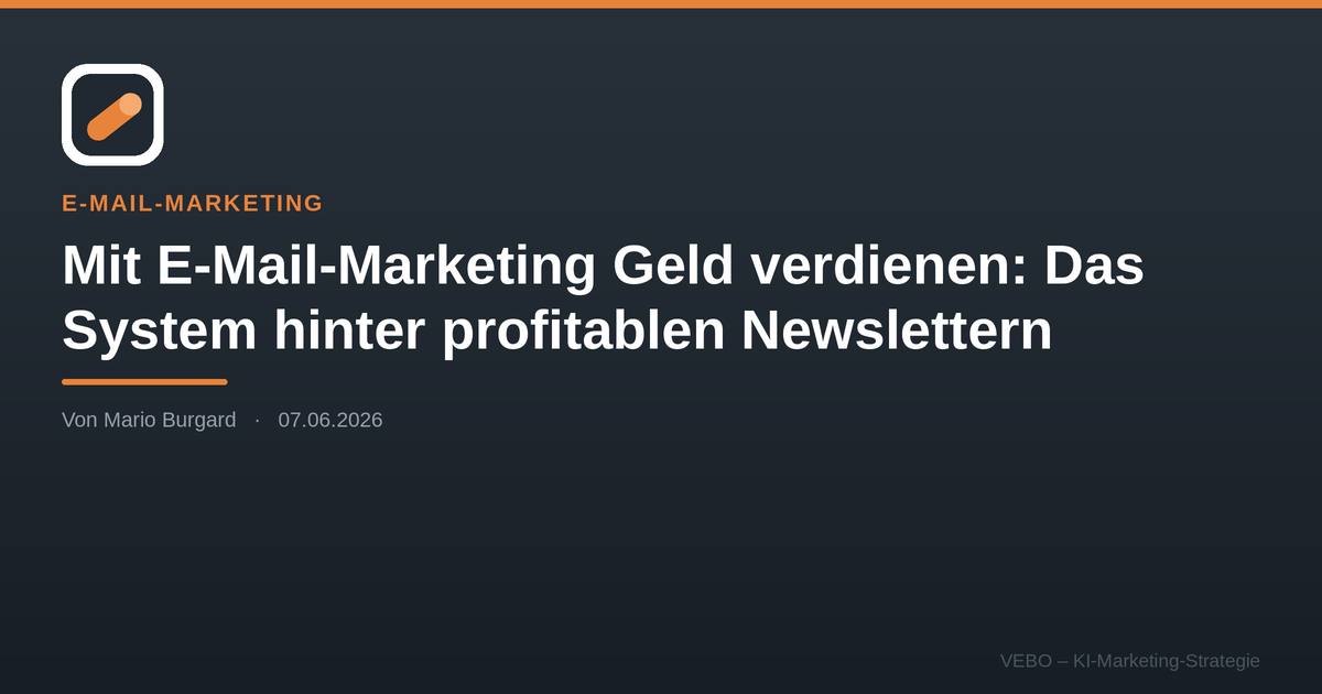 Mit E-Mail-Marketing Geld verdienen: Das System hinter profitablen Newslettern
